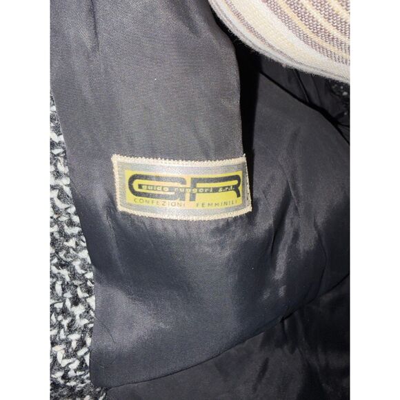 Vintage Karakul Collar Tweed Swing Coat Fully Lined Rare Plus Size XL/2XL - Picture 7 of 7